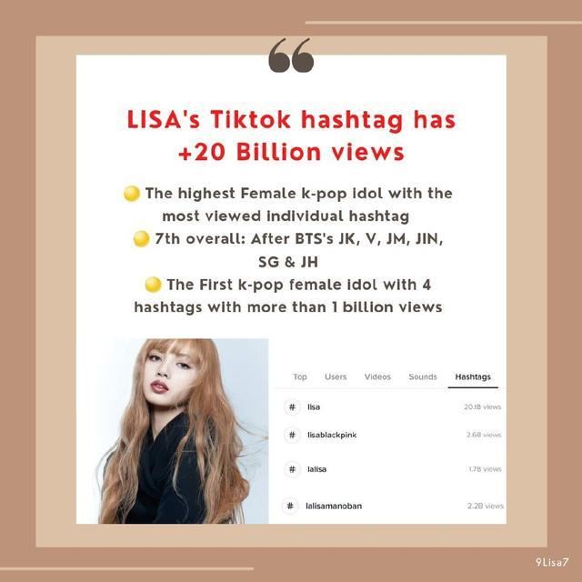lisa的tiktok名叫什么？