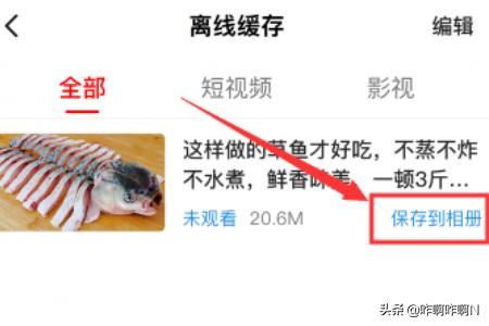 西瓜視頻怎么下載視頻到本地？