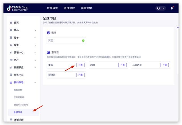 tiktok海外開店流程？