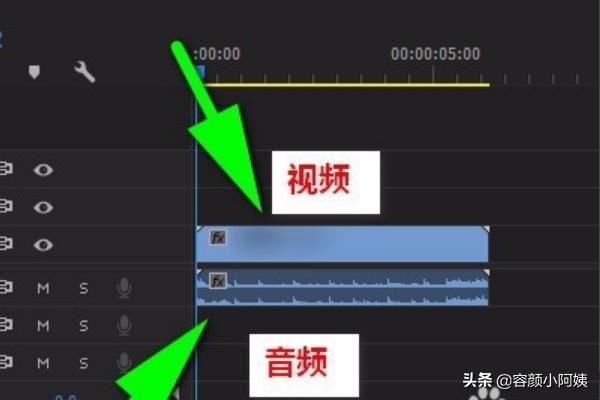 怎樣利用pr把視頻背景音樂刪掉？