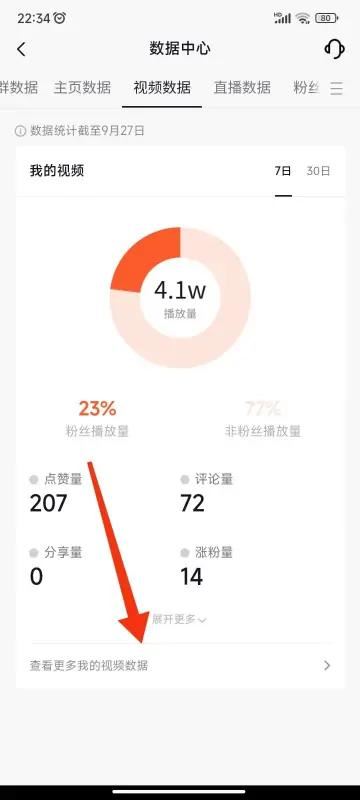 抖音怎么看自己視頻的轉發(fā)量？