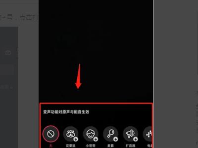抖音特效的語音怎么弄？